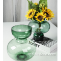 Vas kaca moden yang kreatif untuk hiasan rumah